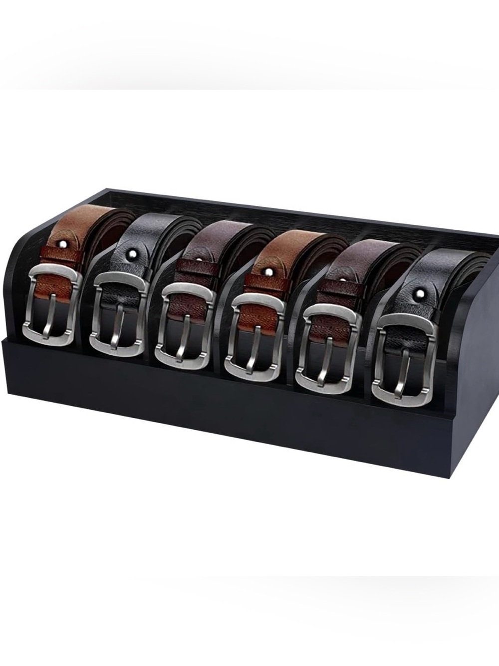 Compartments Belt Organizer for Closet and Drawer